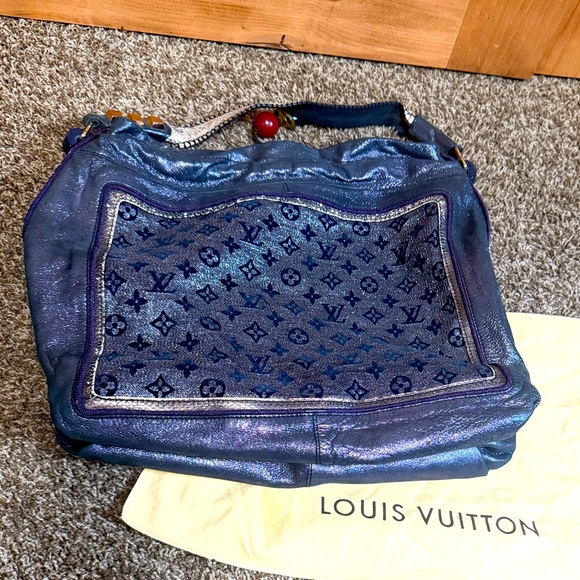 Louis Vuitton Handbags - AUTHENTIC  Louis Vuitton Monogram Lurex Bluebird. Gorgeous Limited Edition!